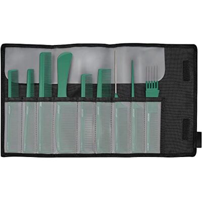 JAGUAR Smaragd A-Line Lot de 9 peignes à cheveux 0,19 kg JAGUAR Smaragd A-Line Lot de 9 peignes à cheveux 0,19 kg