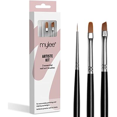 MYLEE Kit Artiste de pour l'application de vernis à ongles et de gel. Outil de manucure de qualité professionnelle Idéal pour une utilisation à domicile ou en salon MYLEE Kit Artiste de pour l'application de vernis à ongles et de gel. Outil de manucure de qualité professionnelle Idéal pour une utilisation à domicile ou en salon