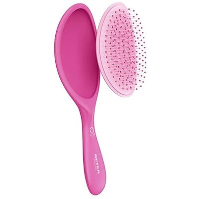 Beter Grande brosse à cheveux anti-traction avec base amovible Plastique recyclé Beter Grande brosse à cheveux anti-traction avec base amovible Plastique recyclé