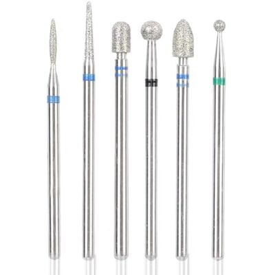 Pongnas Embouts Ponceuse à Ongles 6 Pcs Ensemble Embouts Ponceuse à Ongles en Acier Inoxydable Professionnel Accessoires pour Manucure Pédicure Enlevant les Cuticules de Gel de Vernis (# 8) Pongnas Embouts Ponceuse à Ongles 6 Pcs Ensemble Embouts Ponceuse à Ongles en Acier Inoxydable Professionnel Accessoires pour Manucure Pédicure Enlevant les Cuticules de Gel de Vernis (# 8)