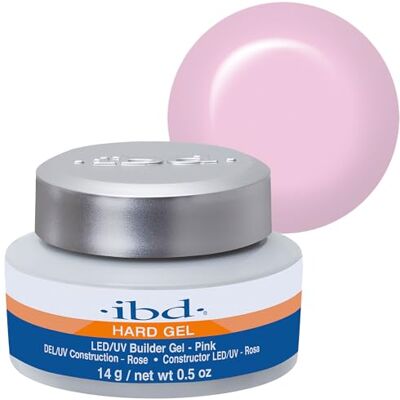 IBD Hard Gel – LED/UV Builder Gel Pink, 1er Pack (1 x 14 g) – MADE IN USA – Extension et modelage des ongles IBD Hard Gel – LED/UV Builder Gel Pink, 1er Pack (1 x 14 g) – MADE IN USA – Extension et modelage des ongles