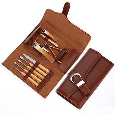 WolFum Ensemble de coupe-ongles professionnel en acier inoxydable pour manucure et pédicure s (couleur : rosso, taille : argento) WolFum Ensemble de coupe-ongles professionnel en acier inoxydable pour manucure et pédicure s (couleur : rosso, taille : argento)