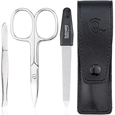 marQus Set de manucure 3 pièces Set de voyage avec lime de Solingen Set de soins des ongles Set de ciseaux à ongles et set d'ongles marQus Set de manucure 3 pièces Set de voyage avec lime de Solingen Set de soins des ongles Set de ciseaux à ongles et set d'ongles