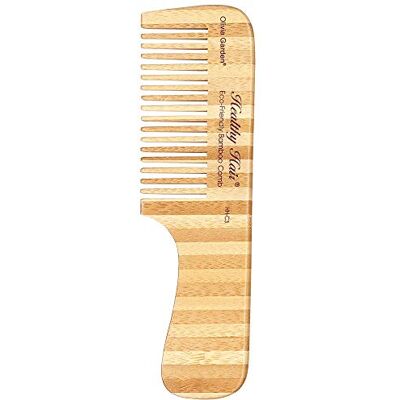 Olivia Garden Healthy Hair Peigne en Bambou, Type 3 Peigne Ecologique en Bambou, Dents Arrondies pour un Massage Stimulant du Cuir Chevelu Olivia Garden Healthy Hair Peigne en Bambou, Type 3 Peigne Ecologique en Bambou, Dents Arrondies pour un Massage Stimulant du Cuir Chevelu