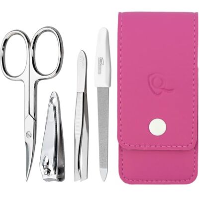 marQus Set de manucure 4 pièces Set de voyage avec lime de Solingen Set de soins des ongles Set de ciseaux à ongles et set d'ongles marQus Set de manucure 4 pièces Set de voyage avec lime de Solingen Set de soins des ongles Set de ciseaux à ongles et set d'ongles