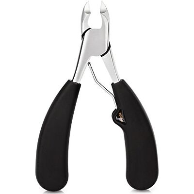 BEZOX Coupe-ongles de précision pour ongles épais et incarnés avec boîte en métal BEZOX Coupe-ongles de précision pour ongles épais et incarnés avec boîte en métal