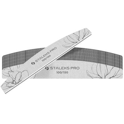 Staleks EXPERT NFE-40-100/150-25 Lime à Ongles Demi Lune Double Face Grain 100/150 g Couche Mousse Fine Lot de 25 Staleks EXPERT NFE-40-100/150-25 Lime à Ongles Demi Lune Double Face Grain 100/150 g Couche Mousse Fine Lot de 25