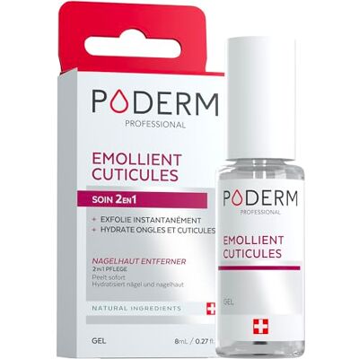 PODERM Emollient Cuticule 2en1 Exfolie et Hydrate les Cuticules Elimine les Peaux Mortes Cuticle Remover Swiss Lab PODERM Emollient Cuticule 2en1 Exfolie et Hydrate les Cuticules Elimine les Peaux Mortes Cuticle Remover Swiss Lab