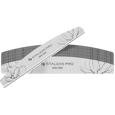 Staleks EXPERT NFE-40-150/180-25 Lime à ongles demi-lune double face Grain 150/180 g Couche mousse fine Lot de 25 Staleks EXPERT NFE-40-150/180-25 Lime à ongles demi-lune double face Grain 150/180 g Couche mousse fine Lot de 25