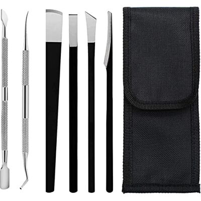 Seloxmcs Kits de Couteaux de Pédicure Professionnels, Coupe Cors Pied Scalpel Lame Bistouri Couteau Kit Pour Coupe RâPe à PéDicure Fichier Ensemble Seloxmcs Kits de Couteaux de Pédicure Professionnels, Coupe Cors Pied Scalpel Lame Bistouri Couteau Kit Pour Coupe RâPe à PéDicure Fichier Ensemble