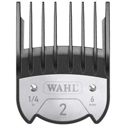 Wahl Premium Magnetic Attachment Combs, #2, 6mm, peignes de guidage pour tondeuse, accessoires pour tondeuse et tondeuse de précision, noir, Kuno, Chromstyle, Genio Wahl Premium Magnetic Attachment Combs, #2, 6mm, peignes de guidage pour tondeuse, accessoires pour tondeuse et tondeuse de précision, noir, Kuno, Chromstyle, Genio