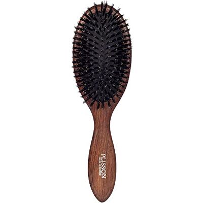 PLISSON Brosse à Cheveux Pneumatique pour Femmes et Hommes, Grand modèle Brosse Traditionnelle, Bois Naturel, 100% Pur Poils de Sanglier Fabrication Française PLISSON Brosse à Cheveux Pneumatique pour Femmes et Hommes, Grand modèle Brosse Traditionnelle, Bois Naturel, 100% Pur Poils de Sanglier Fabrication Française