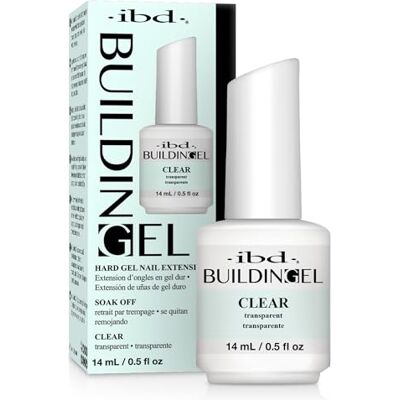 IBD Gel de construction Extension d'ongles en gel dur Transparent 14 ml IBD Gel de construction Extension d'ongles en gel dur Transparent 14 ml