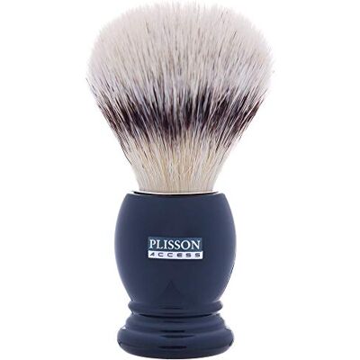 PLISSON Blaireau Gris Nacré Fibre Blanche Taille 12 PLISSON Blaireau Gris Nacré Fibre Blanche Taille 12