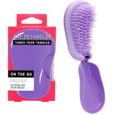 THE DETANGLER Tames your Tangles The Detangler On the Go Brosse à cheveux démêlante de voyage Violet THE DETANGLER Tames your Tangles The Detangler On the Go Brosse à cheveux démêlante de voyage Violet