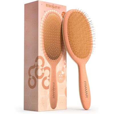 FRAMAR Mojave Haarborstel Zonder Trekken – Haarborstels Voor Lang Haar, Damesborstel, Nat Haar Borstel, Ontwarborstel, Detangler, Krulborstel, Hairbrush Brosse a Cheveux Demelante, Top Brush FRAMAR Mojave Haarborstel Zonder Trekken – Haarborstels Voor Lang Haar, Damesborstel, Nat Haar Borstel, Ontwarborstel, Detangler, Krulborstel, Hairbrush Brosse a Cheveux Demelante, Top Brush