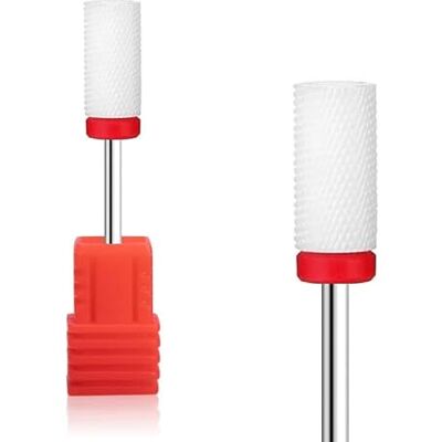 Natury Nails Fraise en céramique pour tour à ongles, manucure, pédicure, vernis, ongles acryliques et ongles en gel. Forme tonneau (grain fin) Natury Nails Fraise en céramique pour tour à ongles, manucure, pédicure, vernis, ongles acryliques et ongles en gel. Forme tonneau (grain fin)