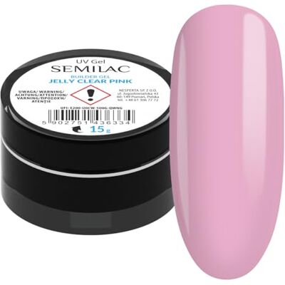 Semilac Builder Jelly Gel Clear Pink 15 g Gel de construction Semilac Builder Jelly Gel Clear Pink 15 g Gel de construction