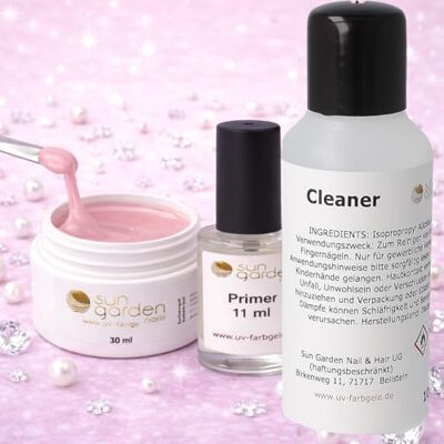 Sun Kit d'ongles avec gel de construction naturel nude 30 ml avec apprêt pour ongles et nettoyant pour ongles 100 ml pour extension des ongles en gel Sun Kit d'ongles avec gel de construction naturel nude 30 ml avec apprêt pour ongles et nettoyant pour ongles 100 ml pour extension des ongles en gel