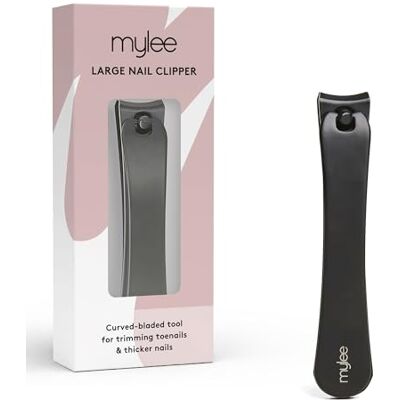 MYLEE Grand coupe-ongles – Professionnel, élégant, noir mat, en acier inoxydable, grand coupe-ongles de qualité professionnelle pour une coupe précise des ongles des orteils et des ongles plus grands MYLEE Grand coupe-ongles – Professionnel, élégant, noir mat, en acier inoxydable, grand coupe-ongles de qualité professionnelle pour une coupe précise des ongles des orteils et des ongles plus grands