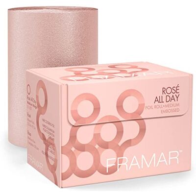 FRAMAR Papier Aluminium Coiffure – Rose Papier Alu Professionnel, Coiffeur Accessoires Professionnel, Papier Meches Coiffure, Rouleau Aluminium, Materiel Coiffure Professionnel 320 Pieds FRAMAR Papier Aluminium Coiffure – Rose Papier Alu Professionnel, Coiffeur Accessoires Professionnel, Papier Meches Coiffure, Rouleau Aluminium, Materiel Coiffure Professionnel 320 Pieds