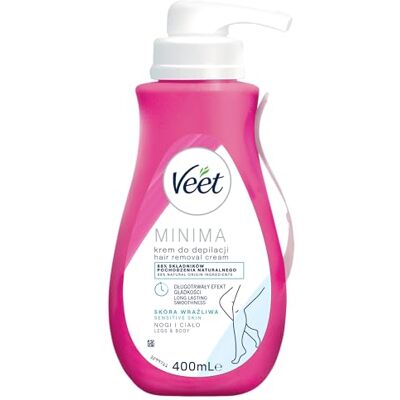 Veet Ontharingscrème Gevoelige Huid Minima 400 ml Veet Ontharingscrème Gevoelige Huid Minima 400 ml