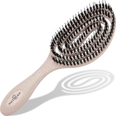 marQus Brosse poils sanglier Brosse cheveux démêlante pour tous les types de cheveux avec encore plus de poils brosse a cheveux brosse cheveux poils de sanglier marQus Brosse poils sanglier Brosse cheveux démêlante pour tous les types de cheveux avec encore plus de poils brosse a cheveux brosse cheveux poils de sanglier