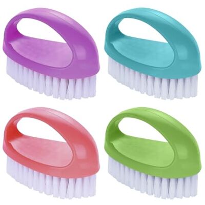 ZBHDEYG Lot de 4 brosses à ongles, brosse de nettoyage de poignée, brosse de nettoyage, brosse domestique multifonctionnelle, brosse à poussière pour ongles, outils de nettoyage ZBHDEYG Lot de 4 brosses à ongles, brosse de nettoyage de poignée, brosse de nettoyage, brosse domestique multifonctionnelle, brosse à poussière pour ongles, outils de nettoyage