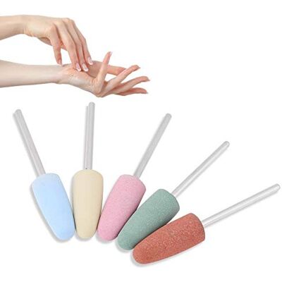 ZJchao 5Pcs Silicone Embouts de Ponceuse à Ongles, Couleur Tête de Broyage pour Professionnels Fraises Conique Gel et Repousser les Cuticules Accessoire Embout Ponceuse Manucure ZJchao 5Pcs Silicone Embouts de Ponceuse à Ongles, Couleur Tête de Broyage pour Professionnels Fraises Conique Gel et Repousser les Cuticules Accessoire Embout Ponceuse Manucure