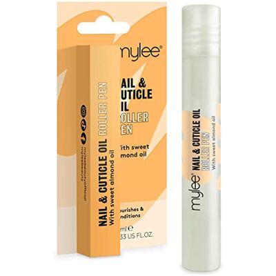MYLEE Stylo Roller pour ongles et cuticules 10 ml Profondément hydratant, Nourrit et revitalise, Formule non grasse, Ne laisse aucun résidu collant, Enrichi d'extraits naturels et d'huiles végétales MYLEE Stylo Roller pour ongles et cuticules 10 ml Profondément hydratant, Nourrit et revitalise, Formule non grasse, Ne laisse aucun résidu collant, Enrichi d'extraits naturels et d'huiles végétales