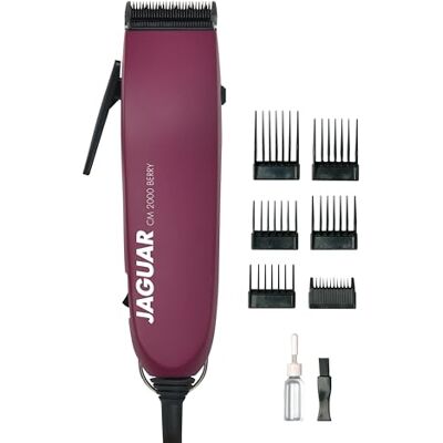 JAGUAR Tondeuse à cheveux CM 2000 Berry Clipper professionnel pour fonctionnement sur secteur Système de montage rapide Set de peignes à monter du professionnel pour toi JAGUAR Tondeuse à cheveux CM 2000 Berry Clipper professionnel pour fonctionnement sur secteur Système de montage rapide Set de peignes à monter du professionnel pour toi