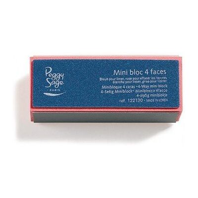 Peggy Sage Mini Bloc à Ongles 4 Faces Peggy Sage Mini Bloc à Ongles 4 Faces