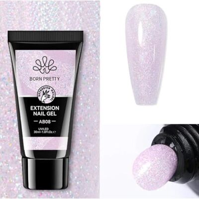 Born Pretty Polygel 30 ml Polygel Products Polygel blanc Polygel rose Polygel Glitter Polygel Glitter Polygel Nude Extension Gel Builder Gel (BP08, 30 ml) Born Pretty Polygel 30 ml Polygel Products Polygel blanc Polygel rose Polygel Glitter Polygel Glitter Polygel Nude Extension Gel Builder Gel (BP08, 30 ml)