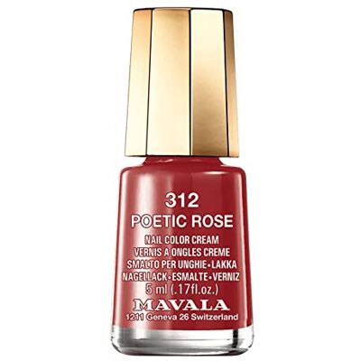MAVALA Mini Color Vernis à Ongles Crème 5 ml Couleur : 312 : Poetic Rose, MAVALA Mini Color Vernis à Ongles Crème 5 ml Couleur : 312 : Poetic Rose,