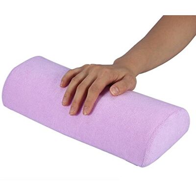 Wakects Coussin repose-mains pour manucure professionnelle, éponge douce, couleur violette Wakects Coussin repose-mains pour manucure professionnelle, éponge douce, couleur violette