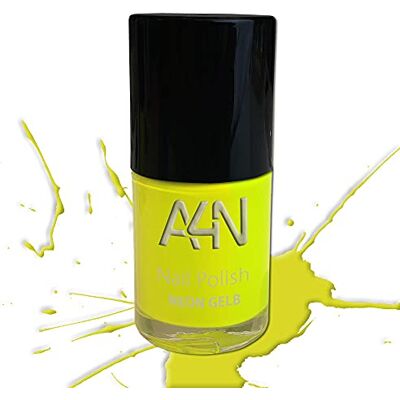 A4N AKTIVE4NAILS Vernis à ongles jaune fluo A4N AKTIVE4NAILS Vernis à ongles jaune fluo