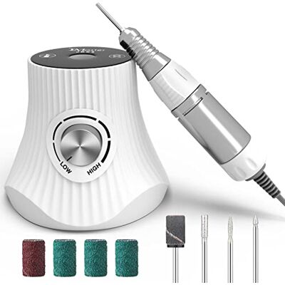 JCMASTER ® Ponceuse à ongles 30.000 t/min 4 Embouts, Affichage LED,Contrôle tactile,Manucure pédicure set pour le vernis/gel acrylique/cuticules, Lime à ongles électrique pour salon d'ongles/à domicile JCMASTER ® Ponceuse à ongles 30.000 t/min 4 Embouts, Affichage LED,Contrôle tactile,Manucure pédicure set pour le vernis/gel acrylique/cuticules, Lime à ongles électrique pour salon d'ongles/à domicile