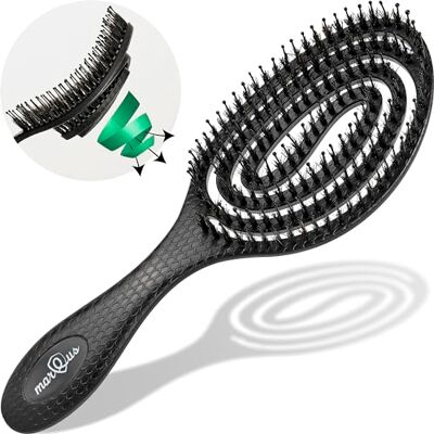 marQus Brosse poils sanglier Brosse cheveux démêlante pour tous les types de cheveux avec encore plus de poils brosse a cheveux brosse cheveux poils de sanglier marQus Brosse poils sanglier Brosse cheveux démêlante pour tous les types de cheveux avec encore plus de poils brosse a cheveux brosse cheveux poils de sanglier