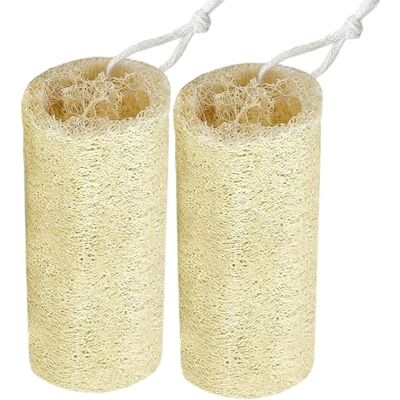 APGLSXY 1 paire d'éponges naturelles Luffa de 15,2 cm pour exfoliation de la maison, favorise une peau lisse et éclatante biodégradables éponges de douche APGLSXY 1 paire d'éponges naturelles Luffa de 15,2 cm pour exfoliation de la maison, favorise une peau lisse et éclatante biodégradables éponges de douche