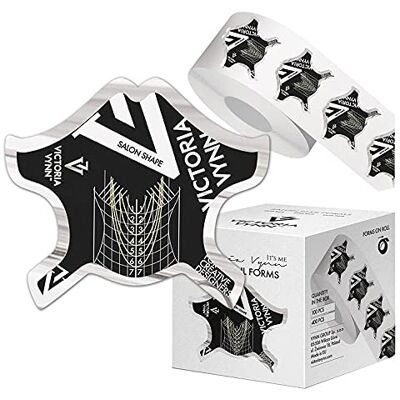 VICTORIA VYNN Lot de 400 formes autocollantes pour extensions d'ongles et manucure VICTORIA VYNN Lot de 400 formes autocollantes pour extensions d'ongles et manucure