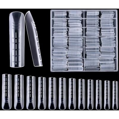 Kiperline Faux Ongles, 240 Pièces Faux Ongles Capsule Ongles Acrylique,Nail d'extension Kit Professionnelles pour Les Studios De Manucure Et Diy Nail Art à La Maison 12 Tailles- Transparent Kiperline Faux Ongles, 240 Pièces Faux Ongles Capsule Ongles Acrylique,Nail d'extension Kit Professionnelles pour Les Studios De Manucure Et Diy Nail Art à La Maison 12 Tailles- Transparent