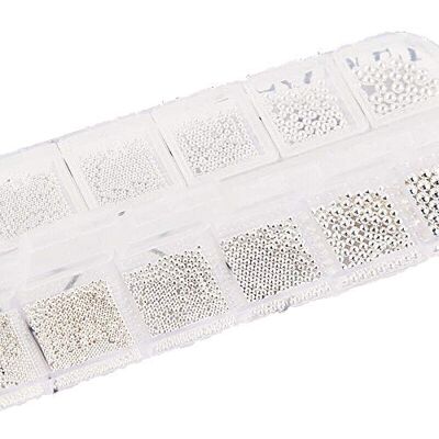 Artlalic 3D Micro Perles Nail Art Strass Caviar Astuces Décoration Manucure Nail Art Design DIY Or Rose Argent Noir Or Artlalic 3D Micro Perles Nail Art Strass Caviar Astuces Décoration Manucure Nail Art Design DIY Or Rose Argent Noir Or