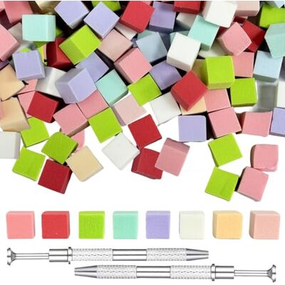 BetterJonny Lot de 400 éponges de nail art avec 2 pinces en métal pour nail art et pinceau éponge pour nail art BetterJonny Lot de 400 éponges de nail art avec 2 pinces en métal pour nail art et pinceau éponge pour nail art