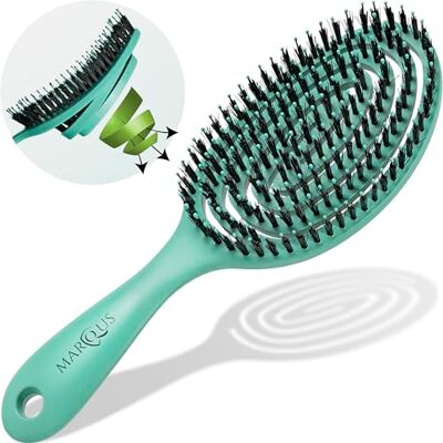 marQus Brosse poils sanglier Brosse cheveux démêlante pour tous les types de cheveux avec encore plus de poils brosse a cheveux brosse cheveux poils de sanglier marQus Brosse poils sanglier Brosse cheveux démêlante pour tous les types de cheveux avec encore plus de poils brosse a cheveux brosse cheveux poils de sanglier