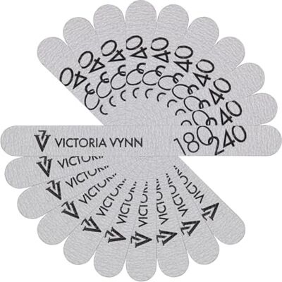 VICTORIA VYNN Lime à Ongles Double Face, Planche Émeri, Outils de Manucure pour Stylisme Ongulaire, 10 Pièces (180/240 Blanche Droite) VICTORIA VYNN Lime à Ongles Double Face, Planche Émeri, Outils de Manucure pour Stylisme Ongulaire, 10 Pièces (180/240 Blanche Droite)