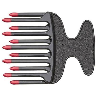 Sibel LARGE HANDLED AFRO COMB With double spaced teeth by Sibel LARGE HANDLED AFRO COMB With double spaced teeth by