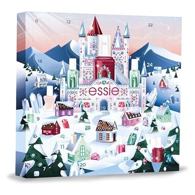 essie Calendrier de l'Avent pour ongles 24 jours Comprend 24 produits de taille normale et mini taille pour une manucure professionnelle à domicile essie Calendrier de l'Avent pour ongles 24 jours Comprend 24 produits de taille normale et mini taille pour une manucure professionnelle à domicile