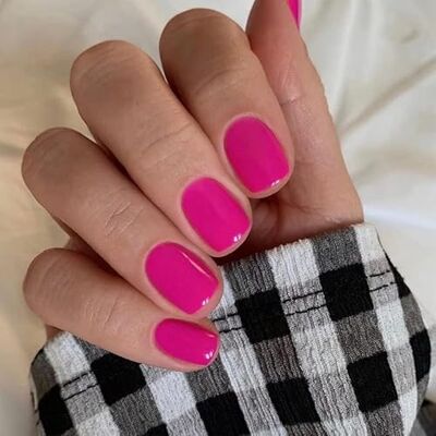 MouyouGlow Faux ongles press on Nails Courts, carrés Couleur unie Rose foncé Couverture complète Avec colle à ongles Carré, ovale, rose foncé MouyouGlow Faux ongles press on Nails Courts, carrés Couleur unie Rose foncé Couverture complète Avec colle à ongles Carré, ovale, rose foncé