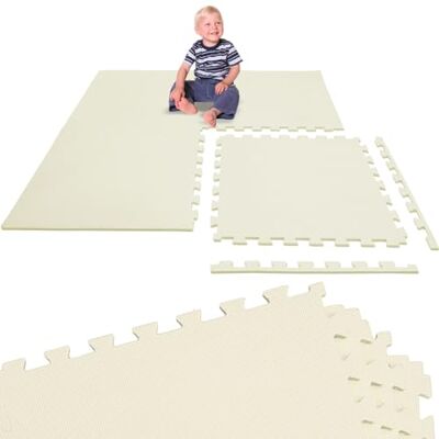 LittleTom 4 Pièces Tapis de Sol pour Enfants 50x50 cm Dalles en Mousse EVA Surface de Jeu Douce pour Bambins et Jeunes Enfants Carrés Puzzle Antidérapants Revêtement pour la Chambre des Petits LittleTom 4 Pièces Tapis de Sol pour Enfants 50x50 cm Dalles en Mousse EVA Surface de Jeu Douce pour Bambins et Jeunes Enfants Carrés Puzzle Antidérapants Revêtement pour la Chambre des Petits