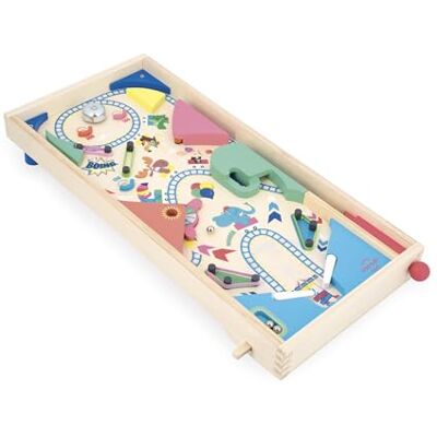 Janod Applepop - Flipper en bois pour fête foraine - 5+ Janod Applepop - Flipper en bois pour fête foraine - 5+